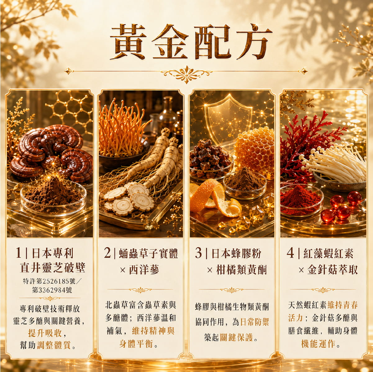 【健康密碼】強健-蟲草蜂膠(膠囊食品)