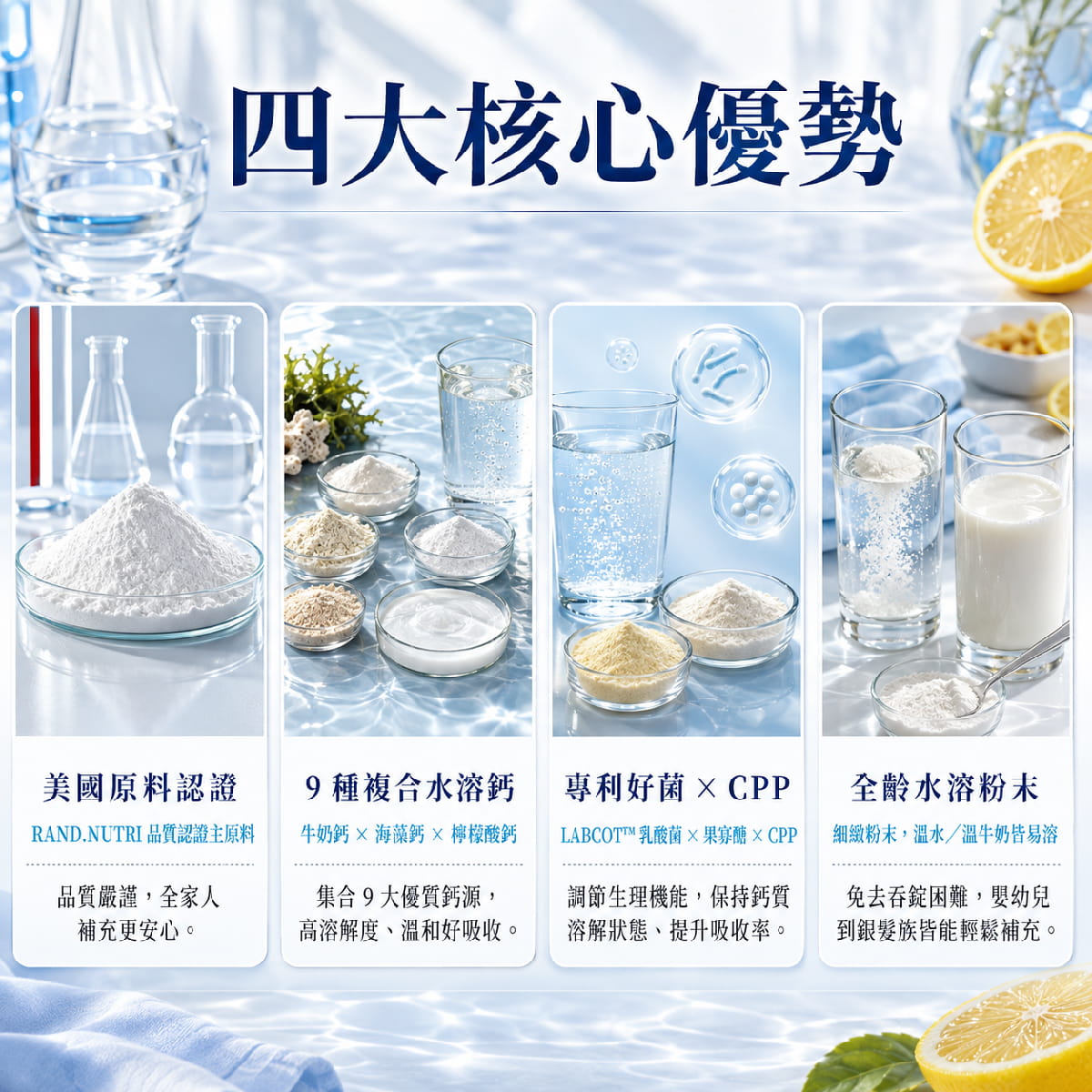 【PROMAX】健康領先 優質水溶性鈣9合1(粉狀食品)