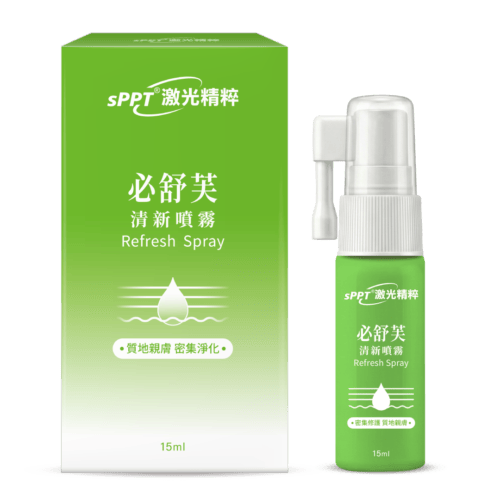 26012 必舒芙 清新噴霧 15ml 瓶+盒