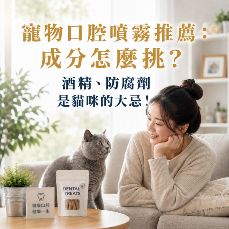 【物口腔噴霧推薦：成分怎麼挑？酒精、防腐劑是貓咪的大忌！】