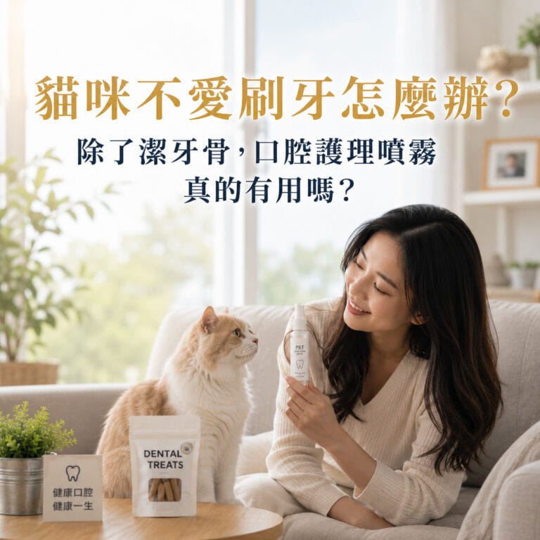 【咪不愛刷牙怎麼辦？除了潔牙骨，口腔護理噴霧真的有用嗎？】