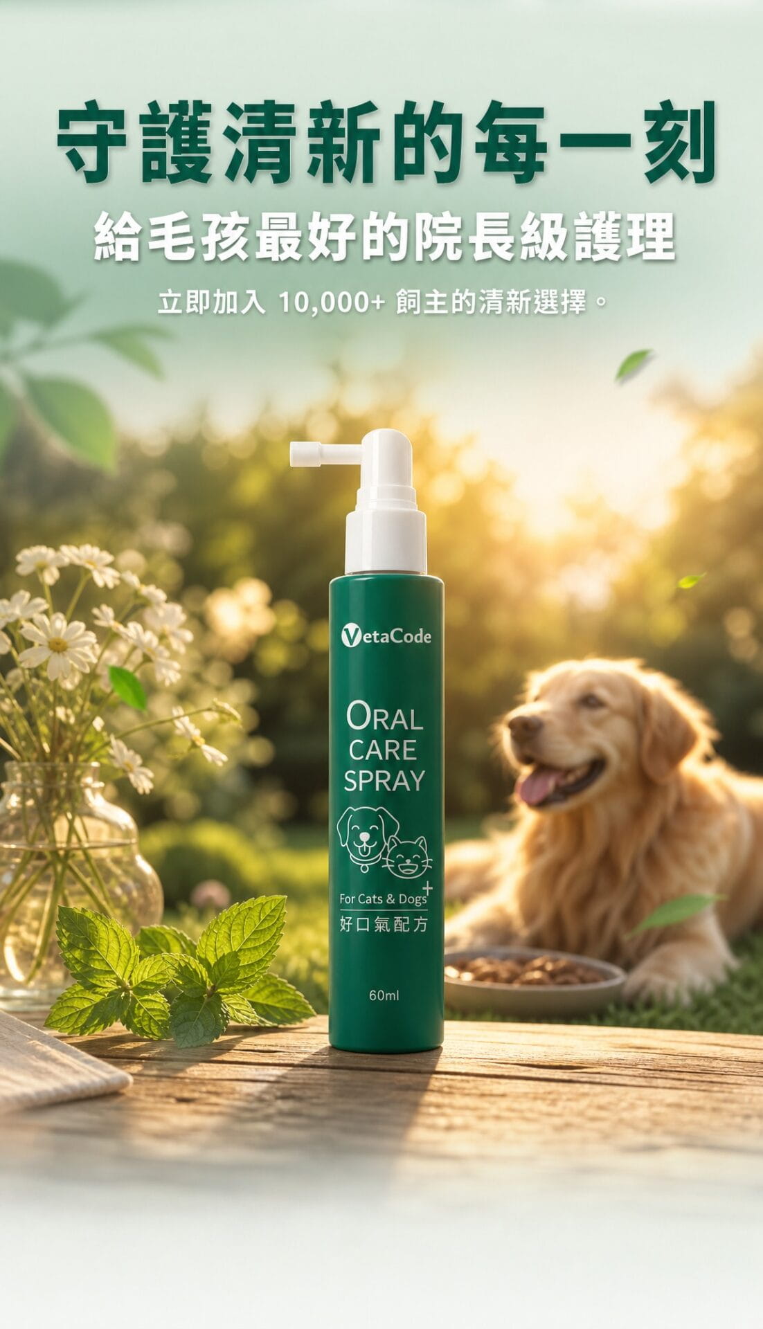 VetaCode犬貓口腔淨味噴霧